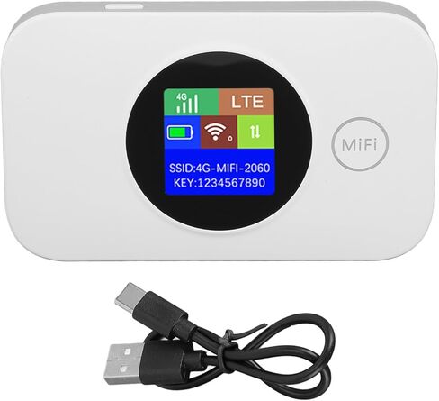 VBESTLIFE 4G LTE Mobile WiFi Router with SIM Card Slot, Unlocked 150Mbps Portable Travel Hotspot Device, 10 Users Wireless Internet Modem, 3000mAh (Asian Version) in Saudi Arabia