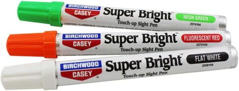 Birchwood Casey Long-Lasting Fast-Drying Super Bright Touch-Up Pen Kit for Deep Scratches and Worn Areas, Green, Red & White in Saudi Arabia