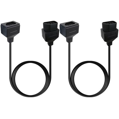 كابل تمديد وحدة التحكم البديلة LINGSEE 2-Pack 1.8M/6FT لنظام نينتندو الترفيهي NES in Kuwait