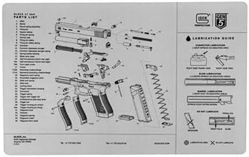 Glock Bench Mat - Gray in Saudi Arabia