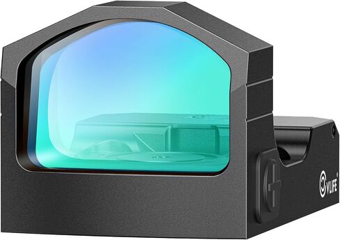 CVLIFE WolfCovert 4-Reticle 2000G نقطة رؤية حمراء/خضراء مقاومة للصدمات لـ RMR، Motion Awake 32 MOA Circle و3 MOA Dot Reflex Sight للمسدس كامل الحجم، نطاق البصريات مع محول لـ MOS و21 مم Picatinny in Saudi Arabia