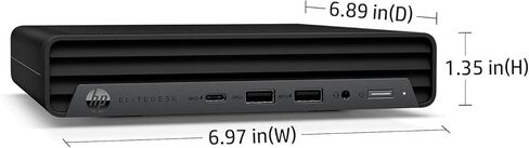 كمبيوتر مكتبي صغير HP EliteDesk 800 G6، معالج i5-10500 سداسي النواة، ذاكرة وصول عشوائي DDR4 سعة 16 جيجابايت، محرك أقراص SSD سعة 256 جيجابايت، لوحة مفاتيح وماوس، واي فاي، بلوتوث، نظام التشغيل Windows 11 Pro (متجدد) in Kuwait