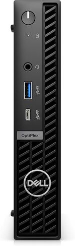 Dell Pro Micro AI Business Mini Desktop Black (Intel Ultra 5-235T, Intel Graphics, 16GB DDR5, 512GB PCIe SSD, WiFi 6E, Bluetooth 5.3, 90W PSU, RJ-45, 1 Display Port, HDMI, Win 11 Pro) in Saudi Arabia