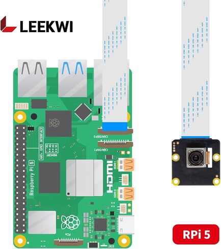 IMX519 Autofocus Raspberry Pi Camera for Pi 5, 4, Zero 2W, 16MP PDAF&CDAF High Resolution Camera Module, Compatible with Raspberry Pi Accessories in Saudi Arabia