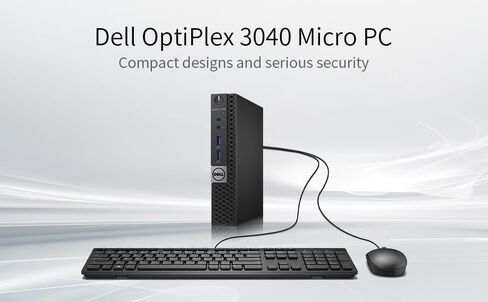 Dell Optiplex 3040 Micro Mini Desktop Computer PC with 24" Monitor, Quad-Core i5-6500, 8GB RAM, 256GB SSD, WiFi, Bluetooth, Keyboard & Mouse, Windows 11 Pro (Renewed) in Saudi Arabia