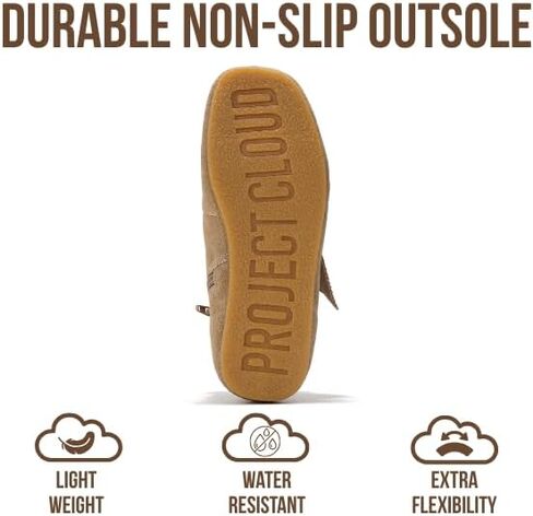 Project Cloud Kids Chukka Boots Genuine Leather Ankle Boots for Boys & Girls - Non-Slip Fall Shoes Girls Boots for Kids with Memory Foam Insole & Gum Rubber Sole Girls Shoes (LILWALLYBOOT) in Saudi Arabia