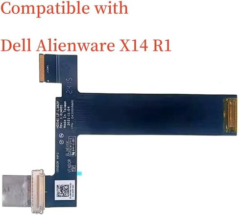 LCD Screen Cable Display Cable Video Wire Replacement for Dell Alienware X14 R1 HDS41,LF-L382P 08FP96 DA30001NM10 in Saudi Arabia