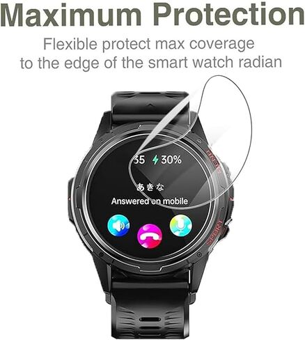 3 Pack For Garmin Vivoactive 6 Screen Protector watch film Screen film, [TPU film] [PET film] [film Friendly] for Garmin Vivoactive6 film TPU soft film in Kuwait