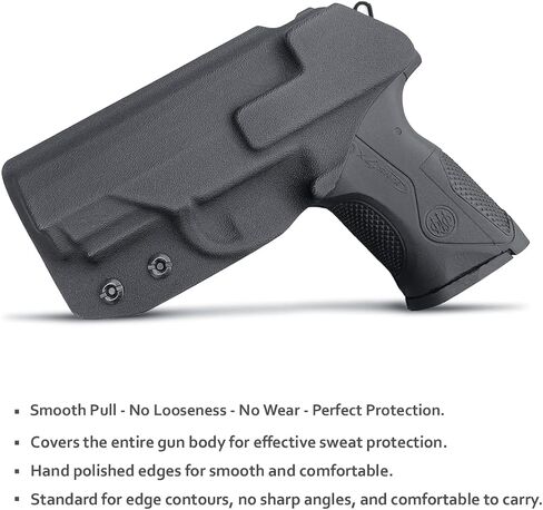 POLE.CRAFT الحافظة IWB Kydex لـ PX4 Storm Compact - داخل حزام الخصر المخفي - Adj. عدم القدرة على الاحتفاظ - زر الغطاء المغناطيسي - عدم التآكل - عدم وجود اهتزاز in Saudi Arabia