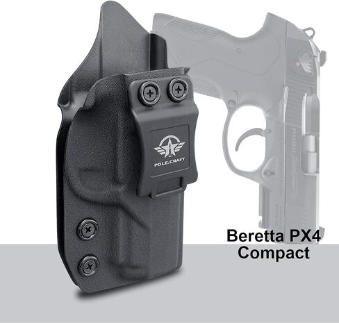 POLE.CRAFT الحافظة IWB Kydex لـ PX4 Storm Compact - داخل حزام الخصر المخفي - Adj. عدم القدرة على الاحتفاظ - زر الغطاء المغناطيسي - عدم التآكل - عدم وجود اهتزاز in Saudi Arabia
