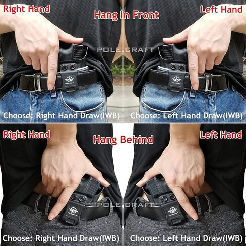 POLE.CRAFT الحافظة IWB Kydex لـ PX4 Storm Compact - داخل حزام الخصر المخفي - Adj. عدم القدرة على الاحتفاظ - زر الغطاء المغناطيسي - عدم التآكل - عدم وجود اهتزاز in Saudi Arabia
