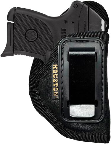 حافظات أسلحة هيوستن - حقيبة حمل مخفية من الجلد من نوبوك إيكو - Kel-Tec 380/22، Ruger LCP، NAA Guardian .380 .32 .25، بيريتا بيكو، Baby Browning .25، معظمها صغير .380 .22 .25 .32، LW SEECAMP .22 .25 .380 in Kuwait