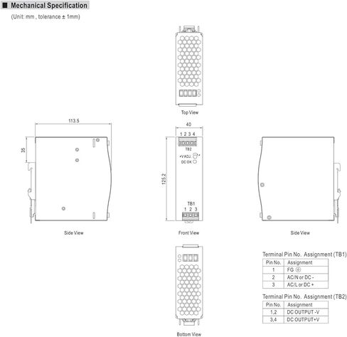يعني بئر NDR-120-24 AC/DC 24V 5A 120W مصدر طاقة السكك الحديدية DIN الصناعي مخرج واحد مقدم من منتجات KAINSC in Kuwait