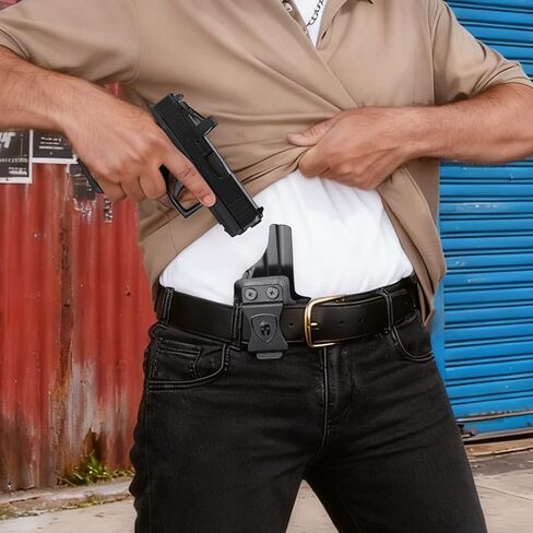 WARRIORLAND IWB Kydex Holster, Select Fit for Glock 43 / 43X or Glock 43X MOS - Inside Waistband Condealed Carry Holster, Adj. Cant & Retention, Right- / Left-Hand & Optic Cut & Claw Options in Saudi Arabia