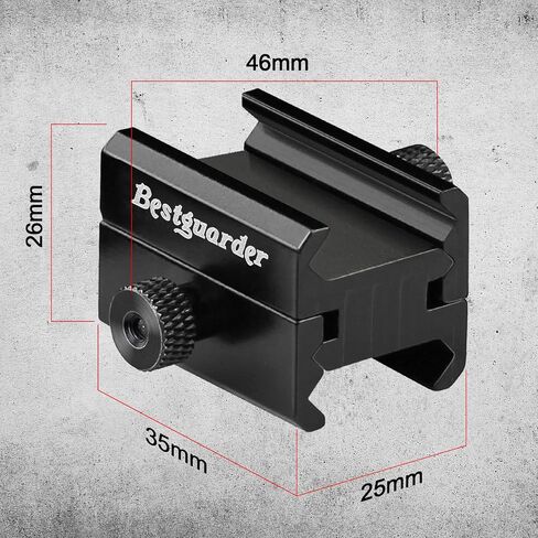 Metal Picatinny to Picatinny Rail Mount Clamp Adapter About 21mm-30mm Adjustable Width for Most Rails etc. in Saudi Arabia