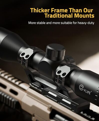 CVLIFE Precision Cantilever Scope Mount - Offset Dual Ring Scope Mount for Picatinny Rails - One Pieces in Saudi Arabia