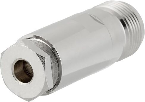5 PCS N Female Kit Solder RF Connectors 50 ohm N Female Jack RF Coaxial Connector Adapter for RG8 VLMR400 RG213 RF Coax Cable in Saudi Arabia
