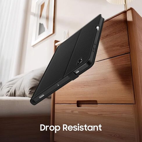 Fintie Case for Samsung Galaxy Tab S11 5G 11 Inch 2025 Model (SM-X730/X736B) with S Pen Holder, Multi-Angle Viewing Soft TPU Back Cover with Pocket, Auto Wake/Sleep, Black in Saudi Arabia