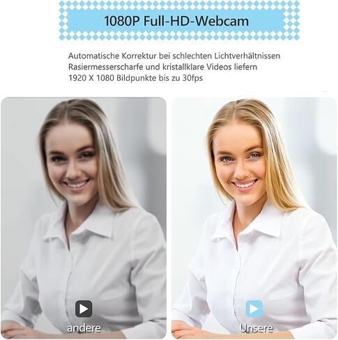 كاميرا ويب بدقة 1080 بكسل مع ميكروفون، وكاميرا ويب عالية الدقة مع حامل ثلاثي القوائم، وكاميرا كمبيوتر USB عريضة، وكاميرا ويب بميكروفون للمكالمات عبر الإنترنت/المؤتمرات، وفيس تايم/كمبيوتر محمول لسطح المكتب على YouTube in Saudi Arabia
