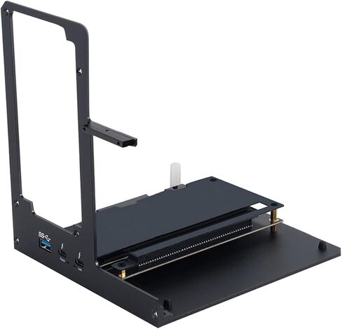 قاعدة تركيب وحدة معالجة الرسومات الجرافيكية الخارجية (eGPU): متوافقة مع أجهزة الكمبيوتر المحمولة والأجهزة Win 10/11 Linux Thunderbolt 3/4 وUSB 4 - 3 بطاقات رسومات NVIDIA/AMD عريضة دعم PCIe 4.0 - 80 وات PD عبر USB C in Kuwait