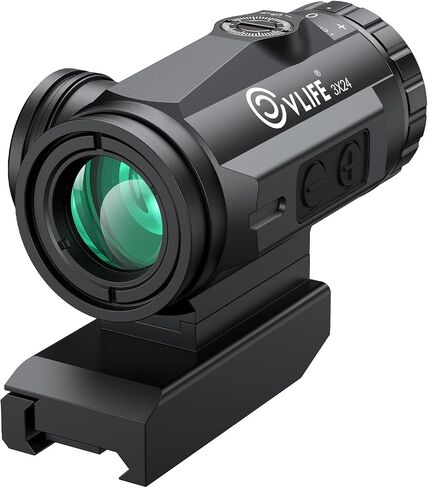 نطاق المنشور المضغوط CVLIFE 5X مع تقنية Motion Awake، و10 مستويات من شبك BDC المضيء باللون الأحمر، والتحكم الإلكتروني في الأزرار، وعدسات متعددة المغلفة بالكامل، وإعدادان للارتفاع in Saudi Arabia