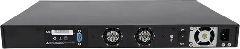 HUNSN 1U Firewall Appliance، OPNsense، Untangle، Sophos، Kerio، VPN، Network Rackmount، I5 7500، RJ10، 8 x I211 LAN، 4 x SFP+ 10GbE X710، 0 RAM، 0 تخزين، Barebone بدون نظام in Kuwait