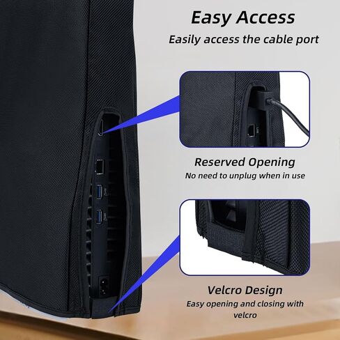 Vertical Mode Dust Cover for Slim Digital and Disc Edition, Dust Guard for for Slim Disc, Digital Console 2023, Protective Case Cover in Saudi Arabia