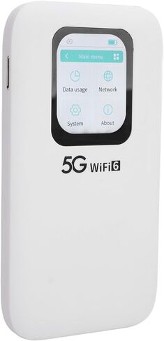 Keenso Portable 5G WiFi Router High Speed Connection for Travel Nano SIM Card Slot Portable Modem for Travel in Saudi Arabia