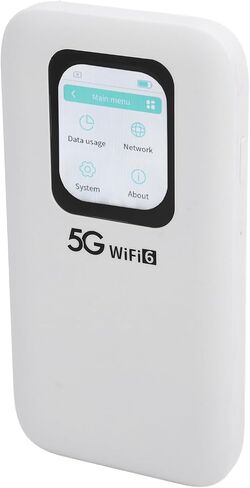 Keenso Portable 5G WiFi Router High Speed Connection for Travel Nano SIM Card Slot Portable Modem for Travel in Saudi Arabia
