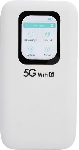 Keenso Portable 5G WiFi Router High Speed Connection for Travel Nano SIM Card Slot Portable Modem for Travel in Saudi Arabia
