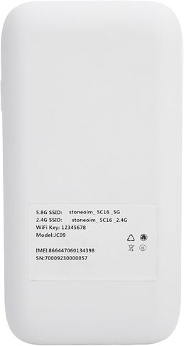 Keenso Portable 5G WiFi Router High Speed Connection for Travel Nano SIM Card Slot Portable Modem for Travel in Saudi Arabia