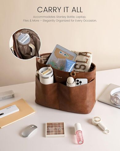 حقيبة كمبيوتر محمول للنساء من LOVEVOOK، حقائب عمل للكمبيوتر المحمول مقاس 15.6 بوصة للمعلم/الممرضة وحقيبة كمبيوتر كبيرة للمكتب in Kuwait