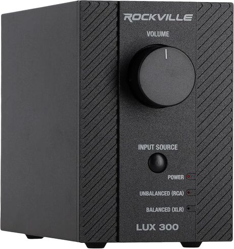 Rockville LUX 300 2 قناة مكبر صوت استيريو منزلي 300 وات RMS XLR مدخلات تشويه منخفض in Saudi Arabia