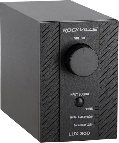 Rockville LUX 300 2 قناة مكبر صوت استيريو منزلي 300 وات RMS XLR مدخلات تشويه منخفض in Saudi Arabia