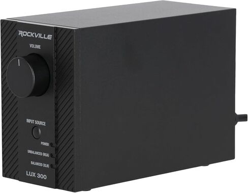 Rockville LUX 300 2 قناة مكبر صوت استيريو منزلي 300 وات RMS XLR مدخلات تشويه منخفض in Saudi Arabia