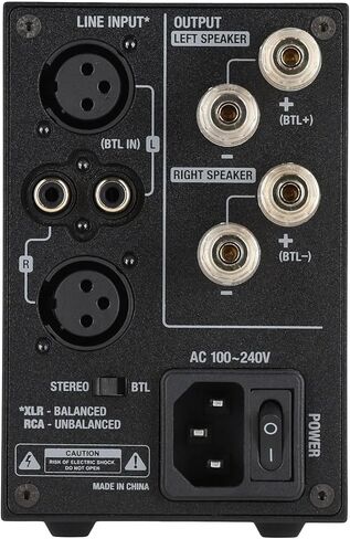 Rockville LUX 300 2 قناة مكبر صوت استيريو منزلي 300 وات RMS XLR مدخلات تشويه منخفض in Saudi Arabia