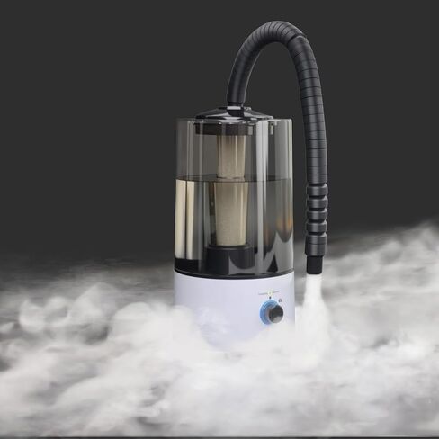 Reptile Humidifier Fogger, (4L) Fog Machine for Reptile Terrarium Tank, Pets Mister Adjustable Fog for Chameleon, Bearded Dragon, Amphibians Vivarium (4L Large Size) in Saudi Arabia