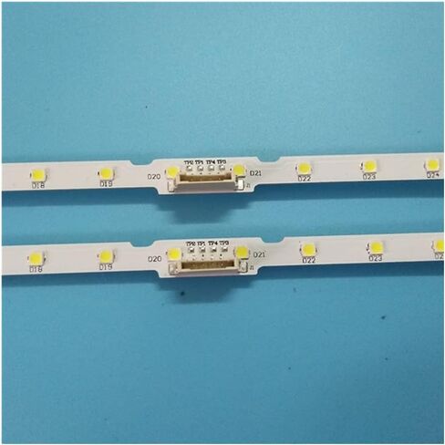 أشرطة تلفزيون LED لـ Samsung UN55NU6900 UN55NU6950 UN55NU7090 UN55NU7100 UE55RU7475 UN55NU6300 قضبان إضاءة خلفية ومساطر خطوط (1 مجموعة قطعتين) in Kuwait