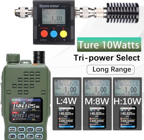 BAOFENG Radio AR-152 PRO Ham Radio Handheld 10W Rechargeable Walkie Talkies Long Range Two Way Radio NOAA Weather Radio with GPS,APP Programming Copy Frequency USB Charging Survival Radio(2 Pack) in Saudi Arabia