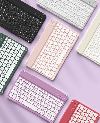 حافظة لوحة المفاتيح لجهاز iPad (A16) الجيل الحادي عشر مقاس 11 بوصة 2025 والآيباد الجيل العاشر 10.9 بوصة 2022 مع حامل | لوحة مفاتيح بلوتوث لاسلكية قابلة للفصل | غلاف خلفي ناعم من مادة TPU | النوم/الاستيقاظ التلقائي (رمادي) in Saudi Arabia