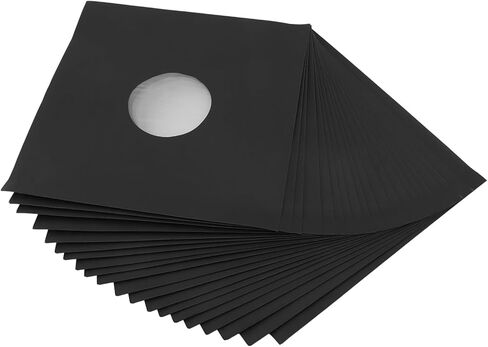 Dpofirs Record - Matte Black 350 GSM - 20 Pieces Thick Cardboard Covers for 12 Inch Panels Protective Sleeves for Collection in Saudi Arabia