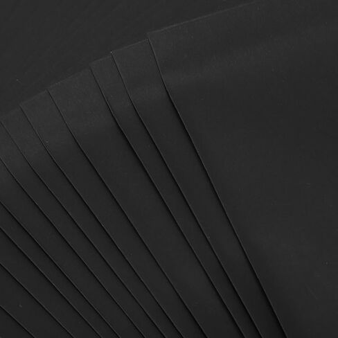 Dpofirs Record - Matte Black 350 GSM - 20 Pieces Thick Cardboard Covers for 12 Inch Panels Protective Sleeves for Collection in Saudi Arabia