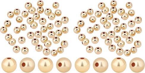 خرز مطلي بالذهب عيار 14 قيراط من PH PandaHall in Saudi Arabia