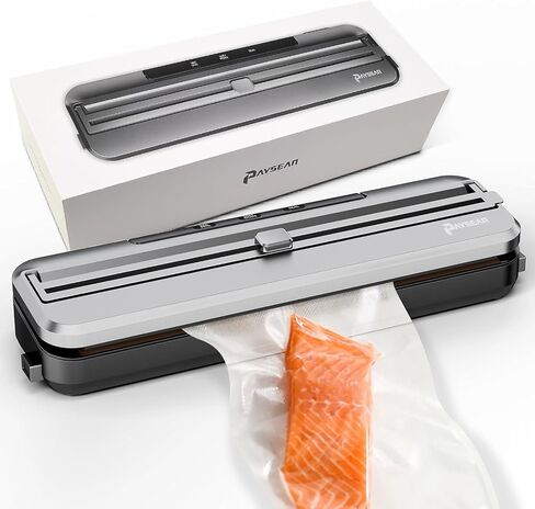 [2025 New] Vacuum Sealer Machine for Food, 4-in-1 Automatic Food Vacuum Sealer for Food Storage with Built-in Cutter & 30 Bags – Airtight Sealing Machine for Meat, Vegetables, Fruits, Snacks in Saudi Arabia