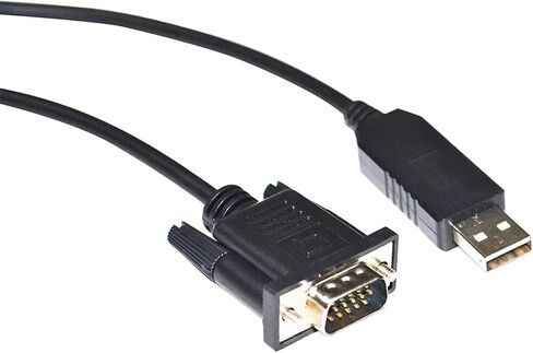 USB إلى VGA 15-PIN ذكر محول كابل الاتصالات التصحيح التسلسلي لوحدات التحكم في الحركة إلى الكمبيوتر (5 متر) in Saudi Arabia