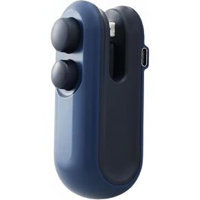 ماكينة إغلاق الأكياس الصغيرة - مانع تسرب الحرارة 2 في 1 وقاطع مع بطارية قابلة لإعادة الشحن USB-C، ظهر مغناطيسي وحبل - آلة ختم محمولة للوجبات الخفيفة البلاستيكية، وتخزين الطعام، والرقائق، وأكياس مايلر (أزرق) in Kuwait
