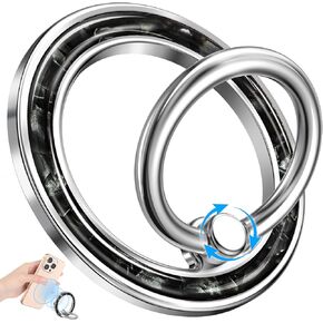 حامل حلقة الهاتف متوافق مع MagSafe - قبضة الهاتف الخليوي المغناطيسي مغناطيس قابل للإزالة قبضة حلقة الإصبع للنساء الفتيات لطيف جرلي Kawaii بريق آيفون 13 14 15 16 17 Pro Max Plus Air in Kuwait