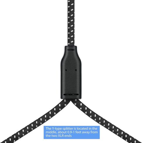 2 قدم D نوع XLR كابل لوحة التصحيح، صندوق المسرح 3 دبوس D- نوع ذكر إلى أنثى XLR يمر عبر الكابل، لوحة التصحيح، كابل صوت صندوق الأرضية - متضمن مع براغي تثبيت - قطعتان in Kuwait