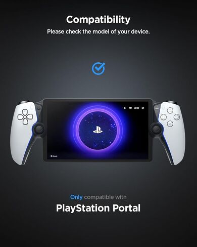 حافظة Spigen رفيعة ومتينة Armor Pro مصممة لحقيبة PlayStation Portal - أسود in Saudi Arabia