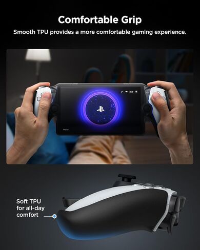 حافظة Spigen رفيعة ومتينة Armor Pro مصممة لحقيبة PlayStation Portal - أسود in Saudi Arabia